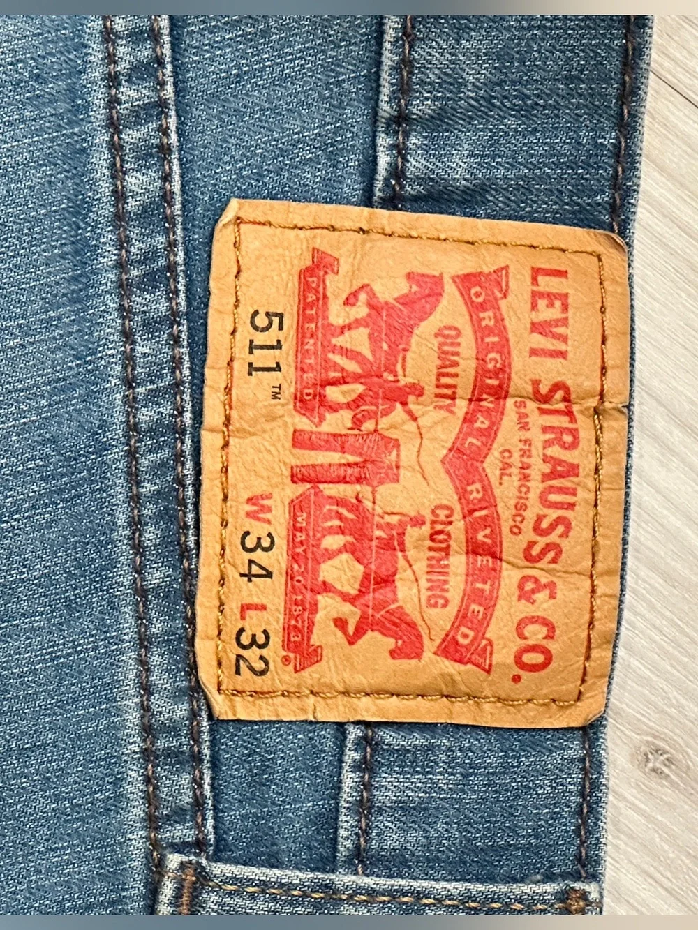 Levi's Men's Slim Straight Jeans - Medium Blue Wash